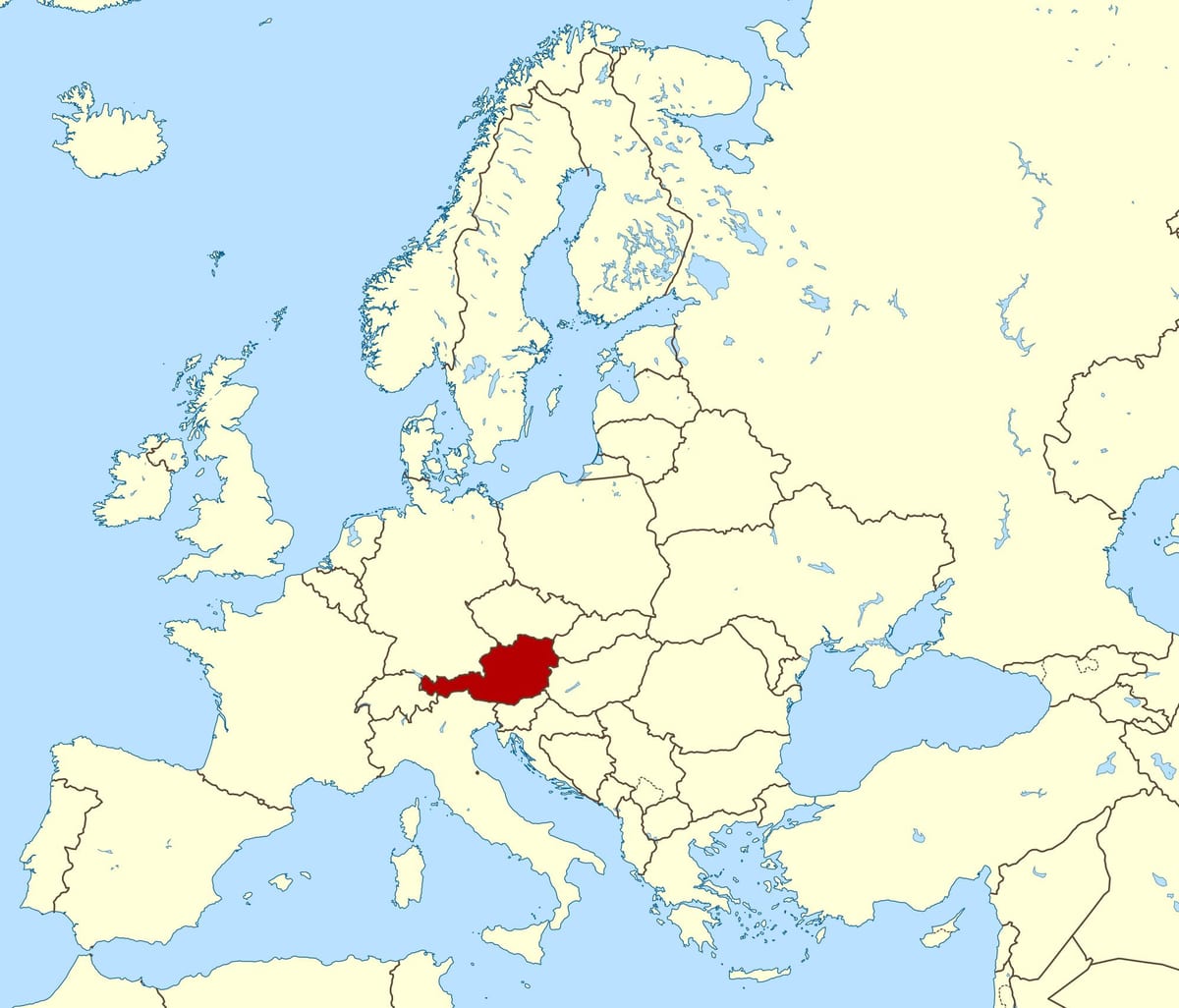 näita kaarti austria