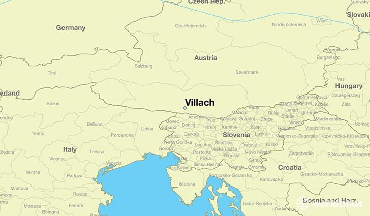 kaart villach, austria
