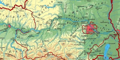 Kaart alam-austria
