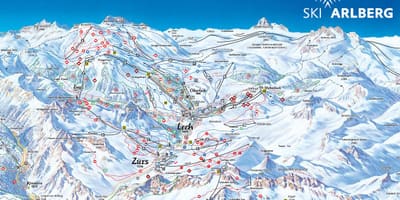 Kaart arlberg on austria