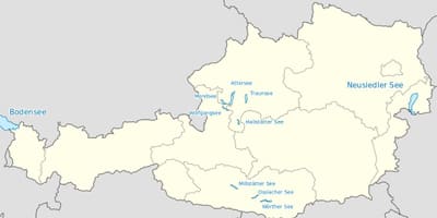 Kaart austria järved