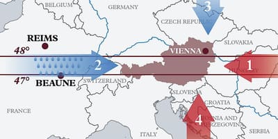 Kaart austria kliima