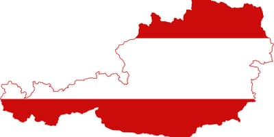 Austria kaart lipp