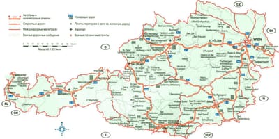Üksikasjalik kaart austria