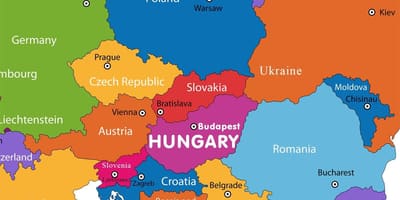 Austria kaart world map"