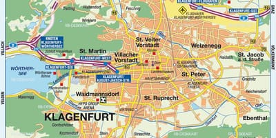 Kaart klagenfurtis austrias