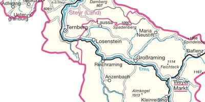 Kaart steyr austria 