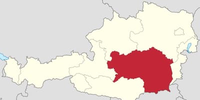 Kaart austria steiermarki