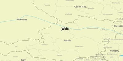 Kaart wels, austria